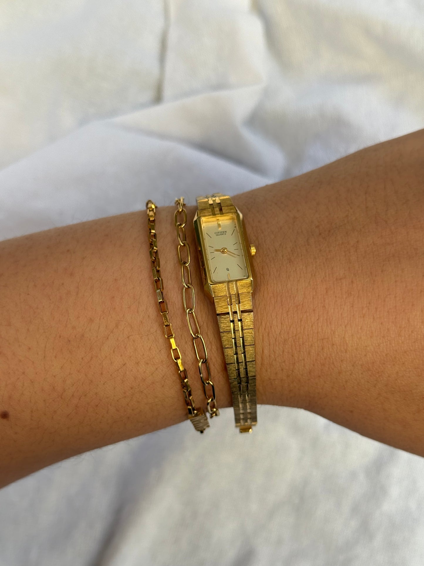 6” Gold Citizen Watch