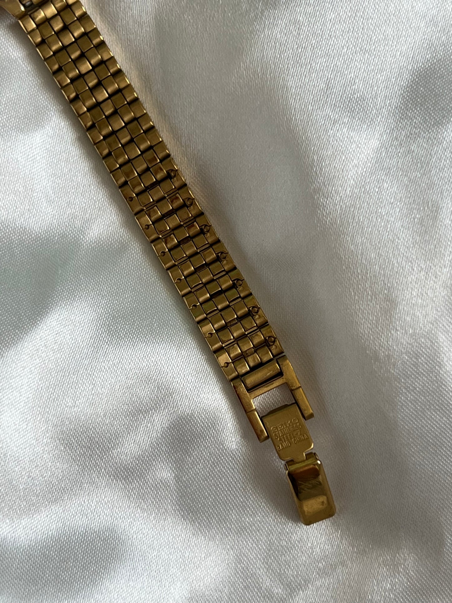 7” Gold Seiko Watch