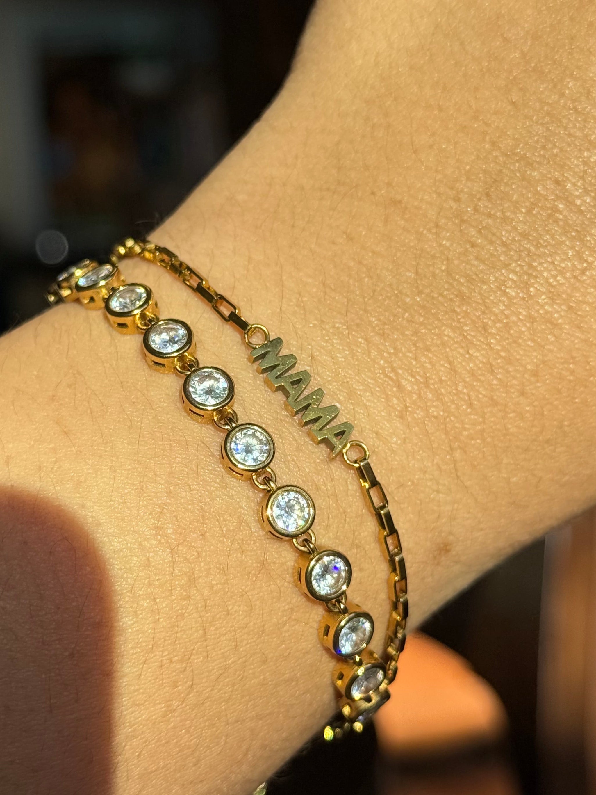 Mama gold bracelet – redhoney