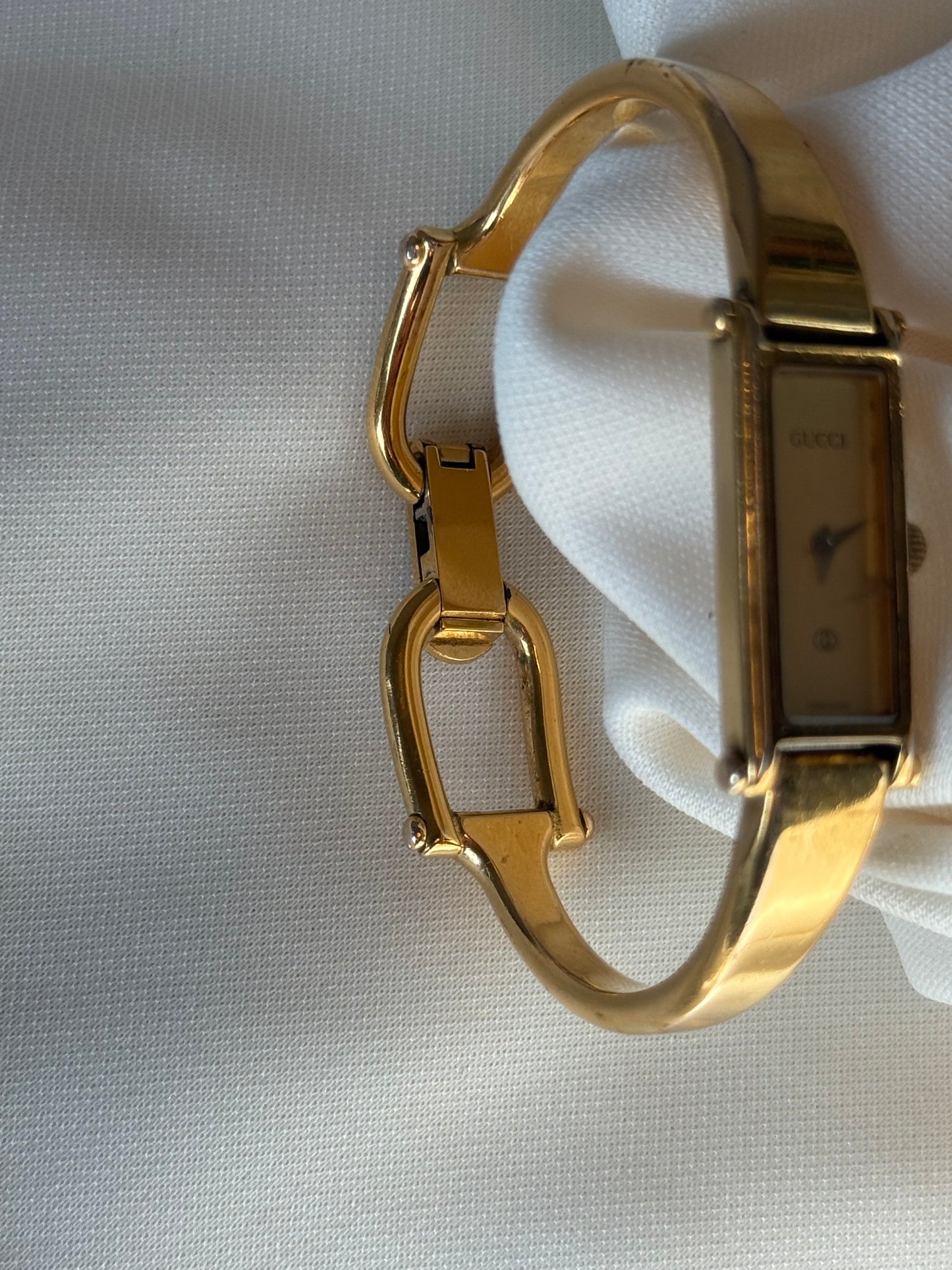 6.5” Gold Gucci Watch